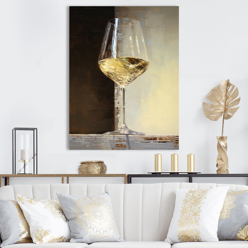 «Sauvignon Streak», reproduction sur toile encadrée, Toile tendue, H 32 po x l 16 po