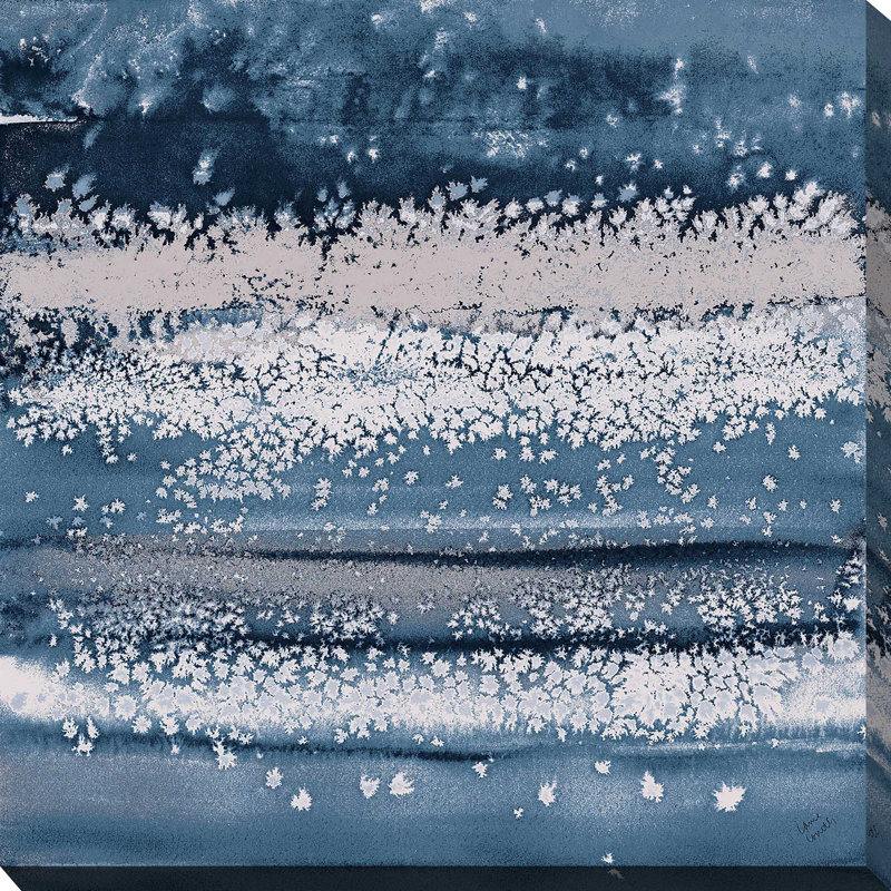 «Blue Winds», reproduction d'art sur toile encadrée, H 24 po x l 24 po x P 1 po, Toile tendue