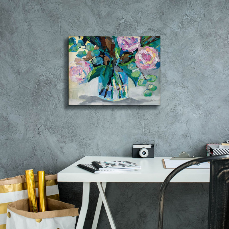 «Crush» par Jeanette Vertentes, art mural sur toile, H 12 po x l 16 po x P 0,75 po