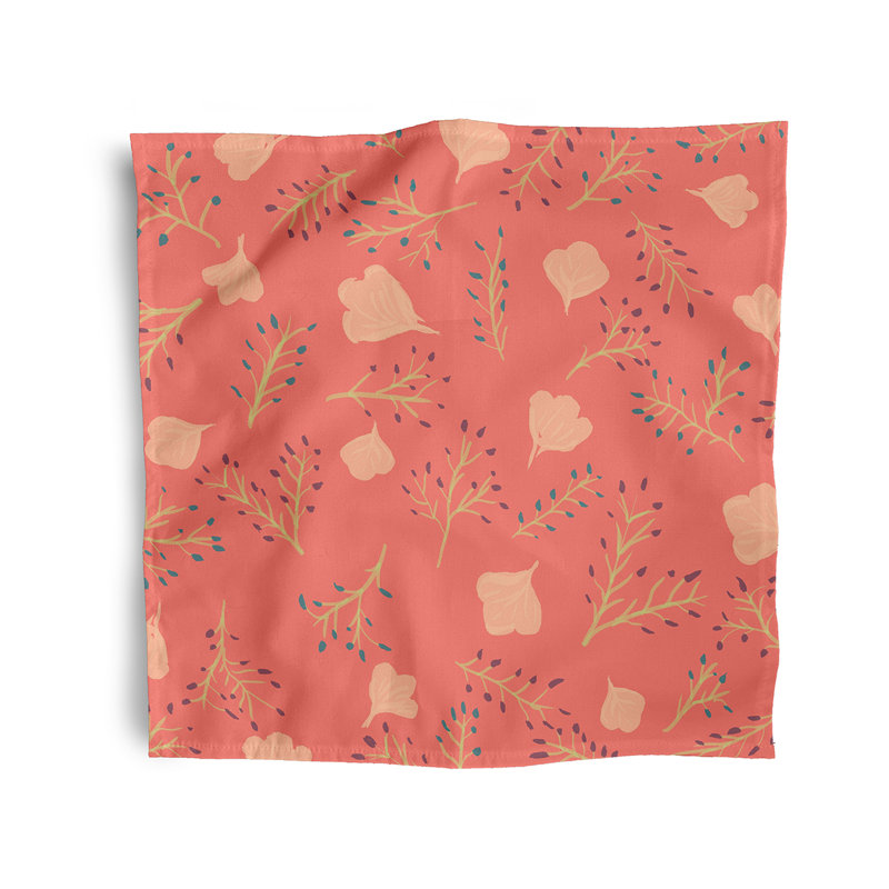 Chrishanda Spring Blooms Napkins, Pink
