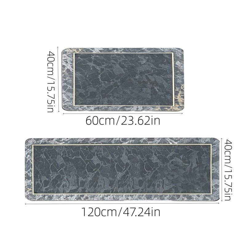 Diatom Ma t 2 Pack Modern Elegant Diatomaceous Earth Mat Water And Oil Absorbent Rug For Kitchen Bathroom Entryway Doormat, C