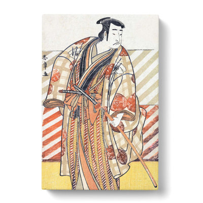 Onoe Matsusuke by Katsukawa Shunsho - Wrapped Canvas Painting