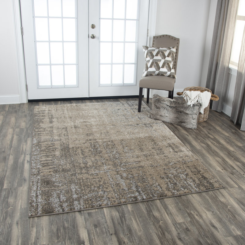 Barger Abstract Indoor Rug, Rectangle 8'10" x 11'10"
