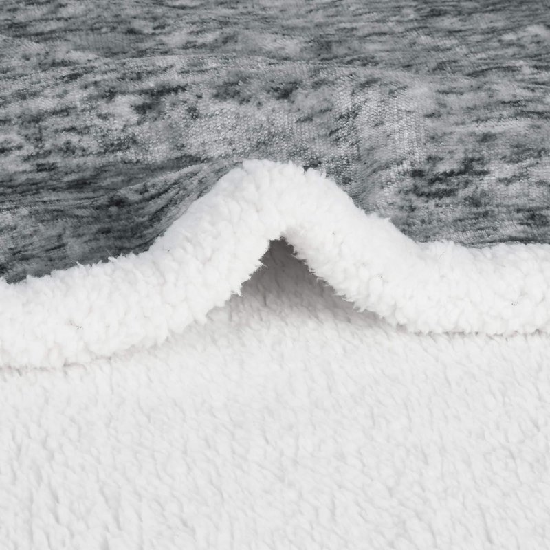 Jeté gris Sherpa