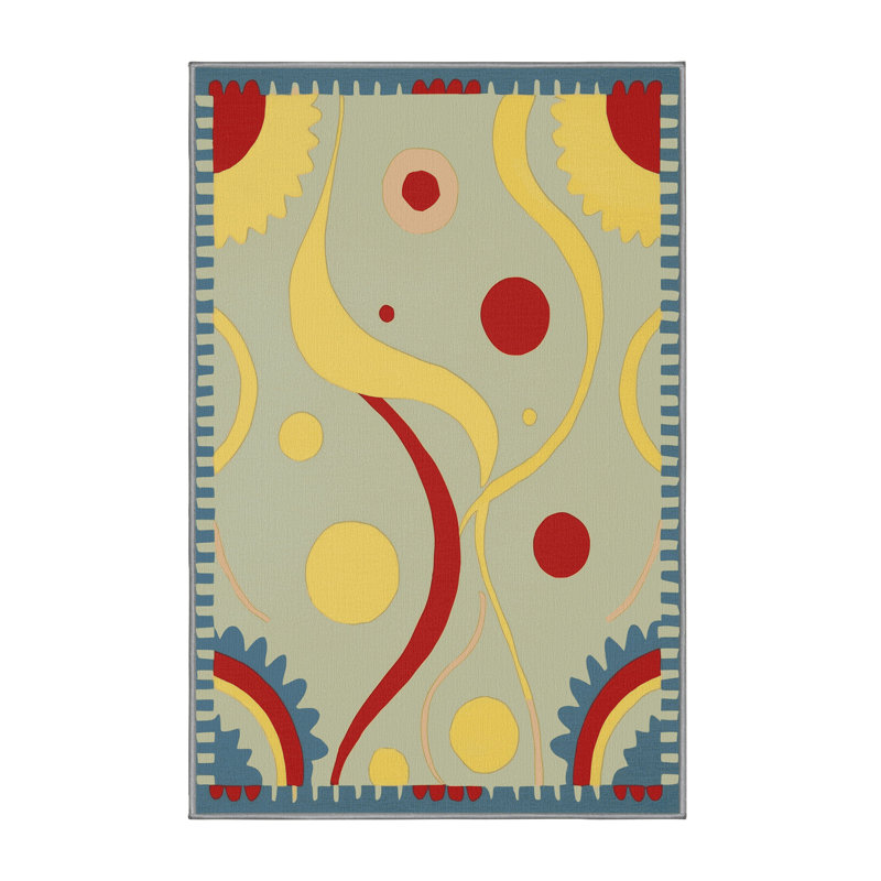 Retro Twist Rug, Rectangle 6' x 9'