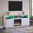 Ambrogio 70"W Fireplace TV Stand Console With Heater, LED Light-30039745