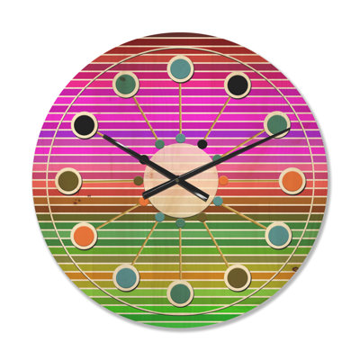 Solid Wood Wall Clock