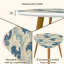 Ensemble de 2 tables basses gigognes Triangle