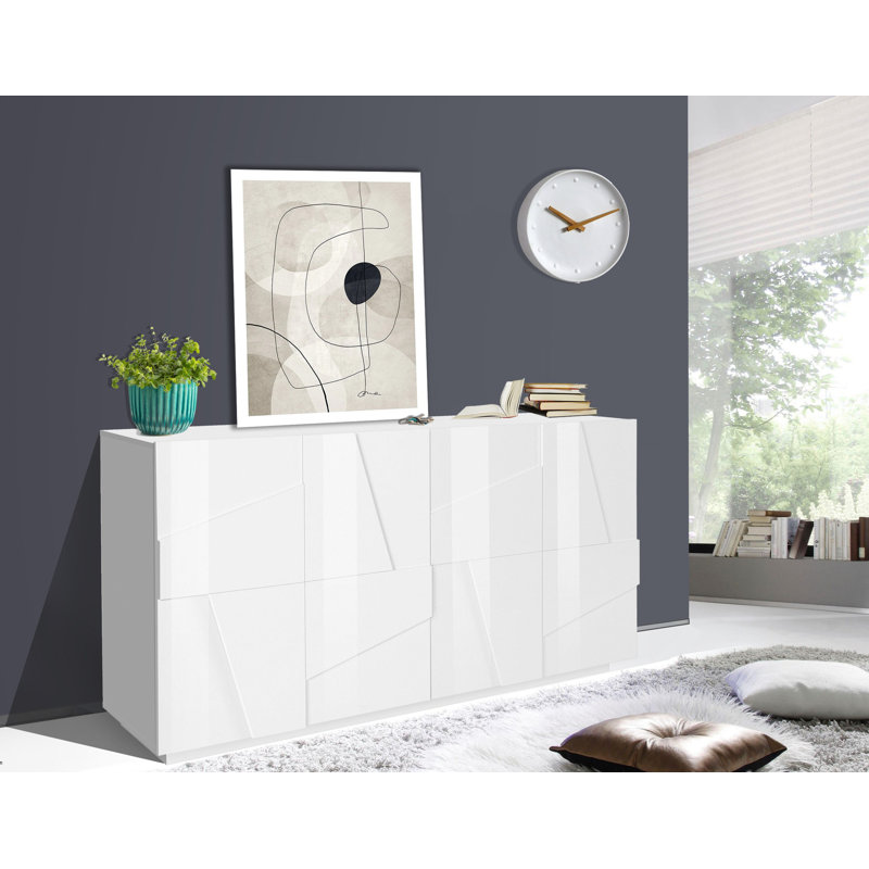 Longford 162.4 Cm Wide Sideboard, White