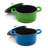 RJ LEGEND 0.25 Quarts Non-Stick Enameled Cast Iron Round Dutch Oven Set-55840839