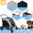 Foldable Large Dog Stroller Pet Jogger Dogs Cats Stroller