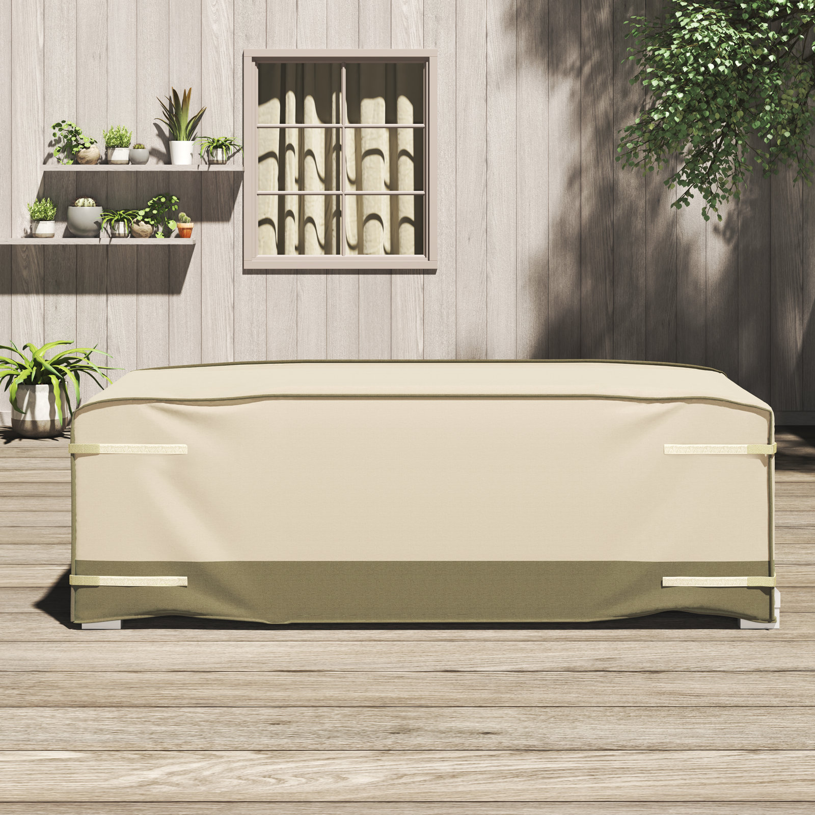 Prestley Outdoor Patio Sofa Cover, 25.79" H x 82.68" W x 38.19" D