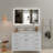Wall Mounted Makeup LED Bathroom Vanity Mirror With Lights Backlit And Anti-Fog-1437136346