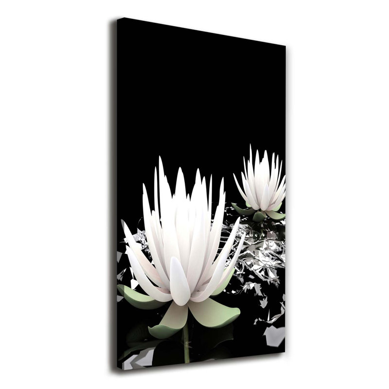 Flamingos - Wrapped Canvas Print