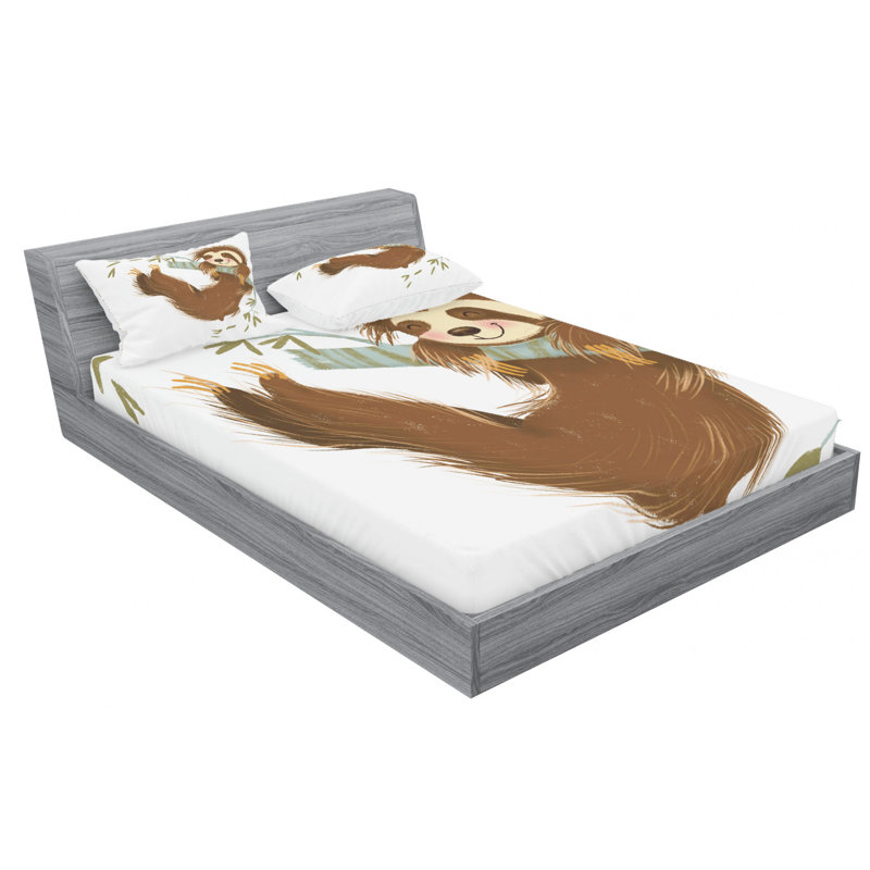 Microfiber Sheet Set, Queen Sheet Set with Fitted Sheet