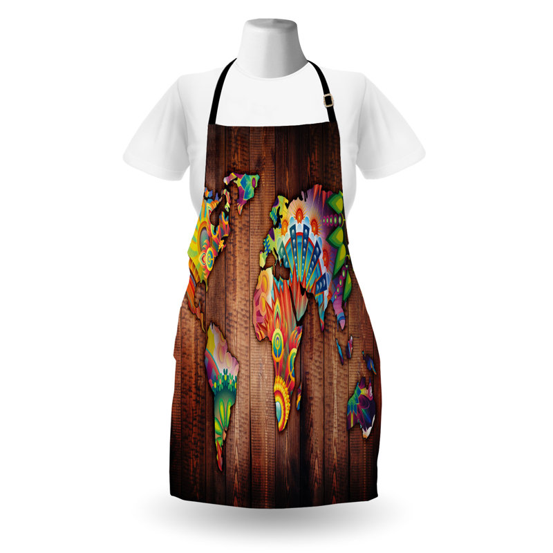 No Pattern Bib Apron
