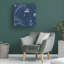 Art mural sur toile tendue - art mural «Nautical Blues 4» de Jean Plout pour le salon, la chambre à coucher ou le bureau - 14 x 14-31333074