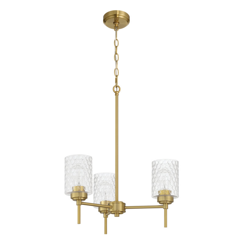 Chandelier, Satin Brass