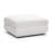 Cream Chenille Modular Ottoman