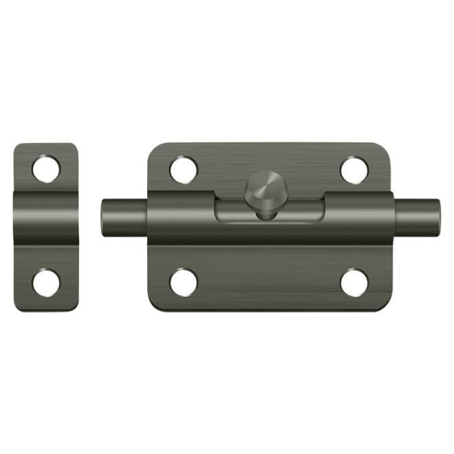 Barrel Latch/Catch/Bolt, Antique Nickel