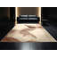Tapis beige moelleux moelleux à motif géométrique Lotus-957090248