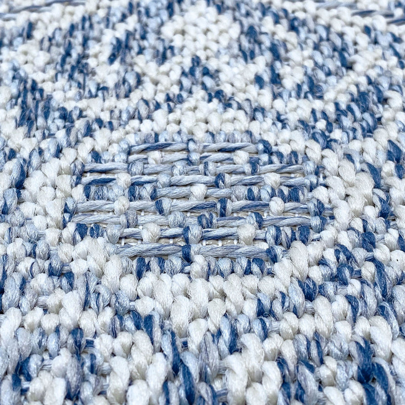 Tapis bleu intérieur / extérieur, Rectangle 2 pi x 3 pi