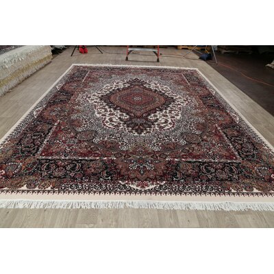 Miranda Geometric Ivory Turkish Oriental Acrylic Wool Area Rug 13' 3"" X 9' 10 -  Astoria Grand, D06C0E30E6F74720A793BDB3D286EC44