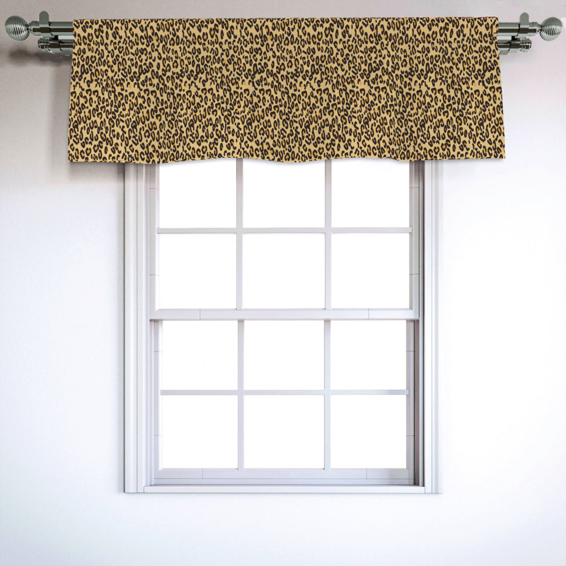 Sateen Ruffled Window Valance