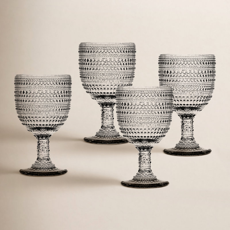 Babbitt 12oz. Crystal Goblet Set, Clear
