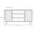 Multifunctional Artistic Sideboard