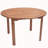 Anautica Round 4 - Person 47" Teak Finish Outdoor Furniture Dining Set-87332302
