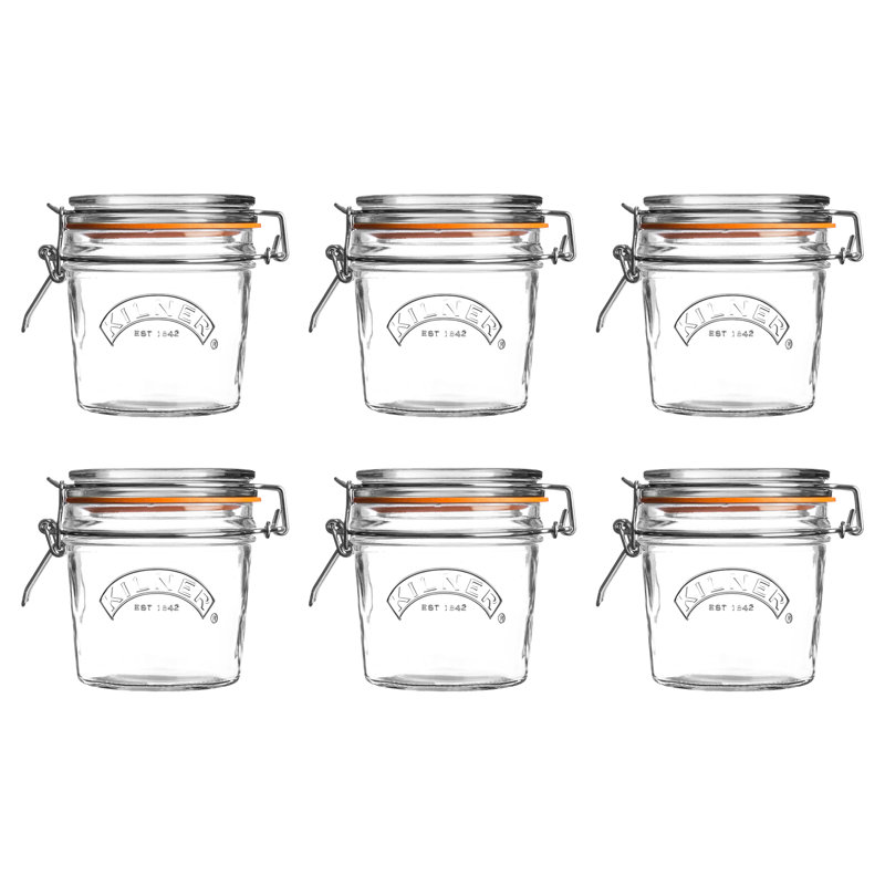 Glass Canning Jar - Set of 6