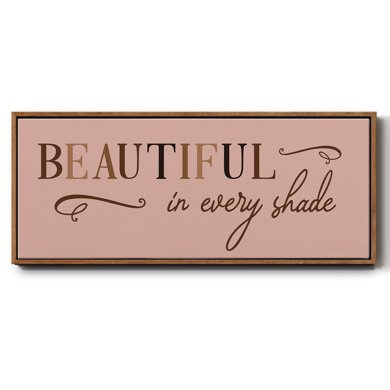 Every Shade - Toile encadrée, H 24 po x l 60 po