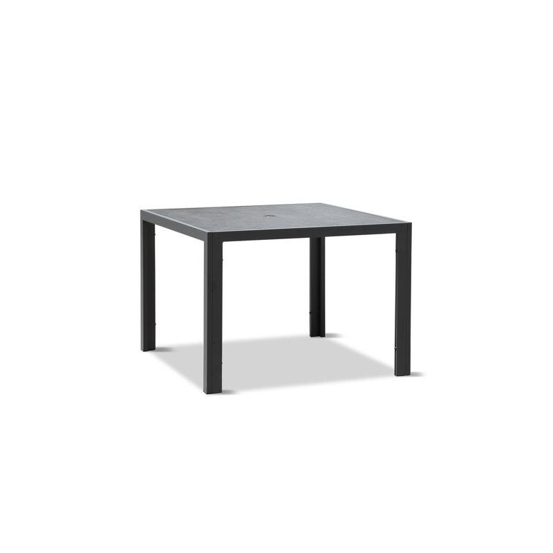 Table de salle à manger Parise, H 29,5 po x L 61 po x P 61 po, Ardoise