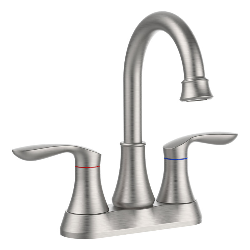 Robinet de lavabo vasque, Nickel brossé