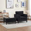 Fauteuil d'appoint large rembourré avec repose-pieds et coussins de rangement-691399336-691399339
