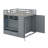 Full Size Loft Bed With Built-In Wardrobe, Drawers & Shelves,Smart LED Lighting-803279915