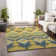 Premium Machine Washable Alliah AMF108 Yellow Rug