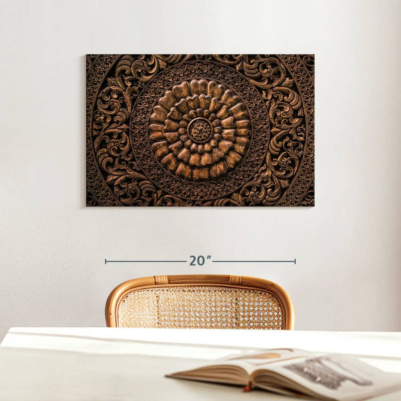 Sculpture florale ronde Senne