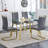 1 Piece Rectangular Dining Table Without Chair-863821730