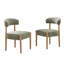 Ensemble de chaises de salle à manger rembourrées H 19,1 po (ensemble de 4)-1896714424-1896714427