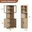 Grande armoire d'angle 64,9 "avec porte en verre-1871020908-1871020911