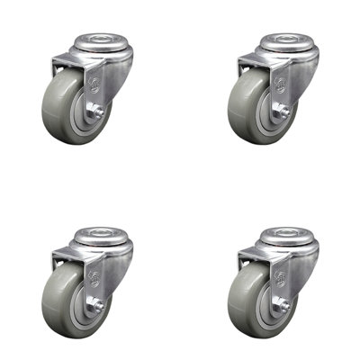 Polyurethane Swivel Bolt Hole Caster