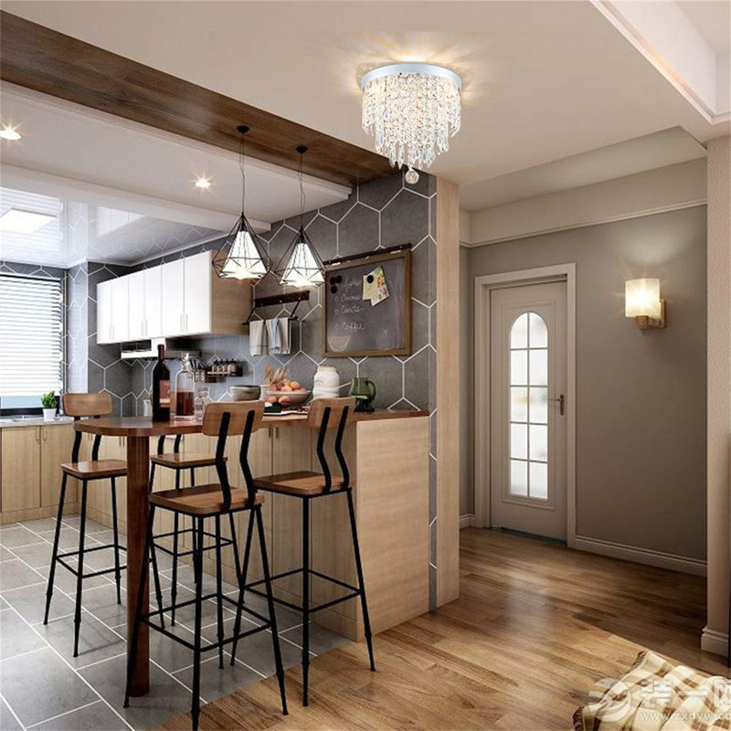 Verlie 1-Light Chandelier Chandelier