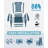 HDPE Patio Rocking Chair Set of 2-96694425