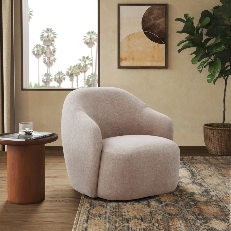 Fauteuil d'appoint Servando, Beige