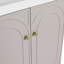 Base de meuble-lavabo mural York avec 2 portes, sans lavabo