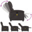 Fauteuil de massage en cuir véritable-672474826