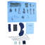 3 In 1 Swing Set With Belt Swing, Slide, Glider For Backyard
