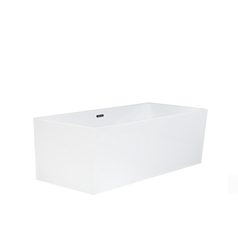 Draeger 1700mm x 760mm Freestanding Soaking Acrylic Bathtub